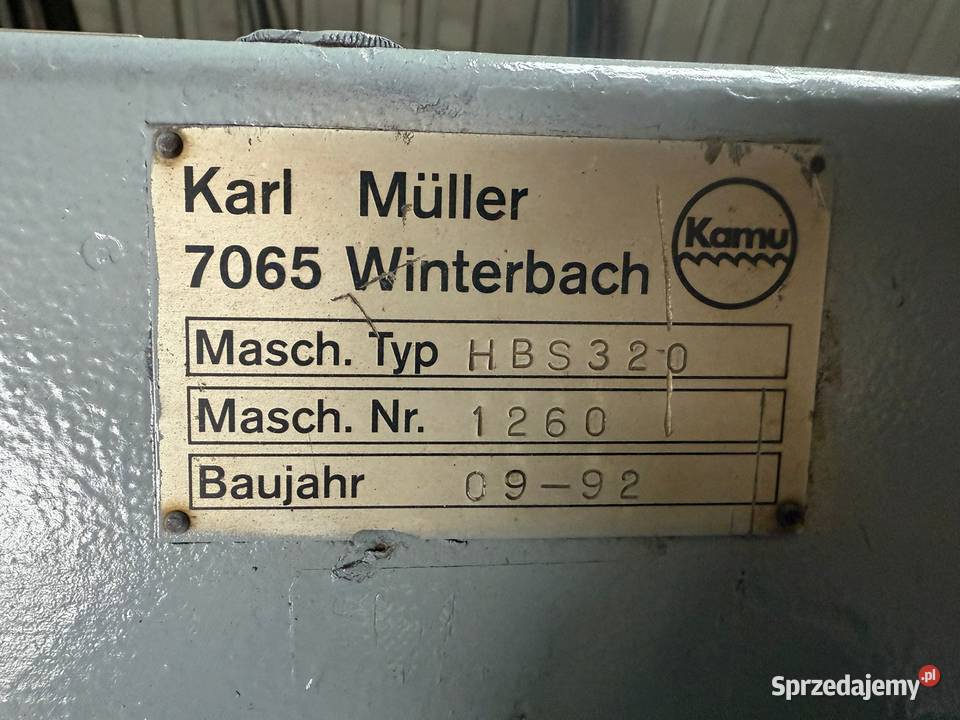Piła Taśmowa Kamu Karl Muller Zielniki sprzedam