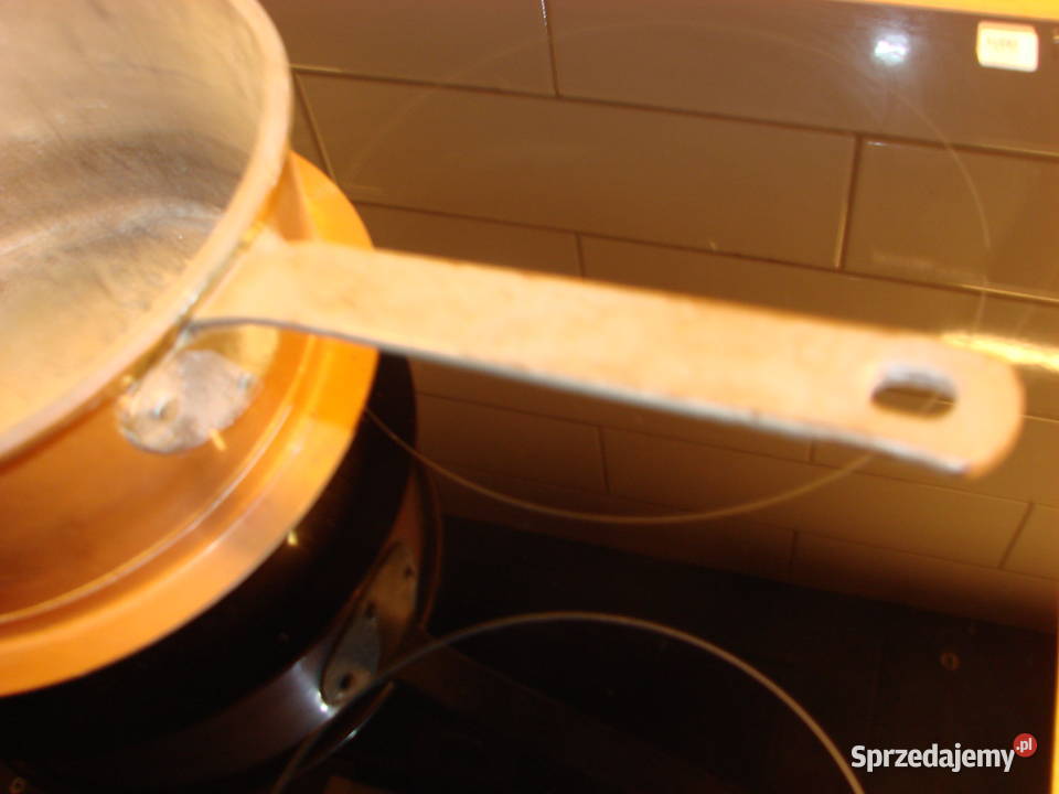 Skultuna stary miedziany rondel pomorskie Pruszcz Gdański