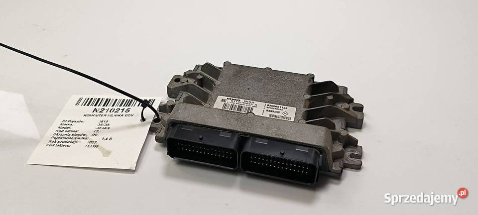 KOMPUTER SILNIKA ECU DACIA LOGAN 8200661124 Pozostałe Lipno sprzedam