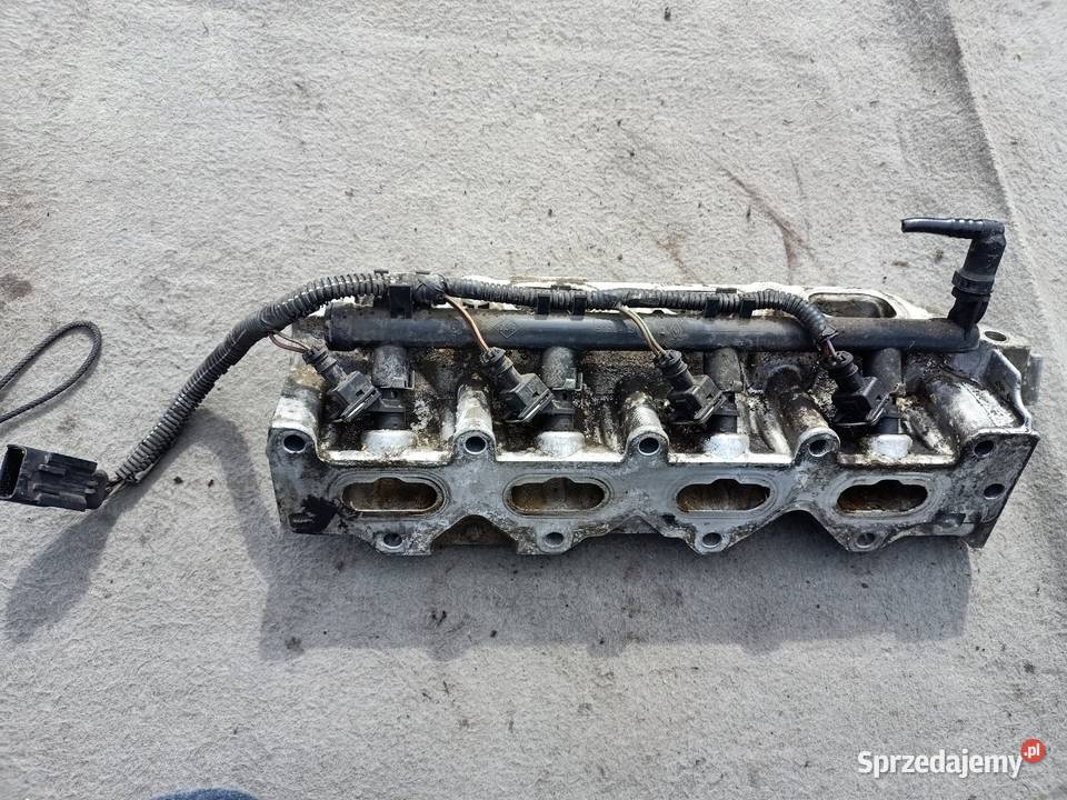 Kolektor wydechowy zagazowany z listwą Megane II Szczecin sprzedam