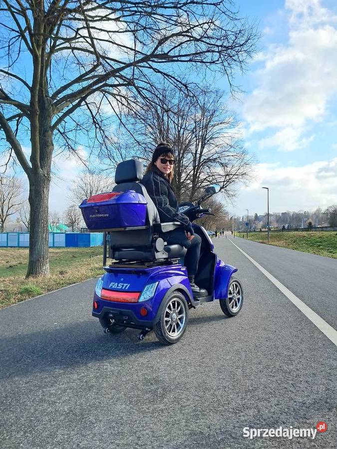 Fasti 4 Elektryczny skuter 4kołowy bateria skuter Kraków