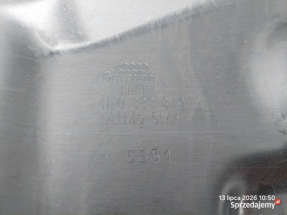 AUDI A8 D3 42 TDI 0510 PODNOŚNIK SZYBY MECHANIZM Włoszczowa