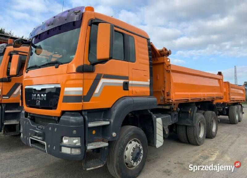 Z przyczepą WYWROTKA 6x6 3 stronny Meiler Man TGS 26.400