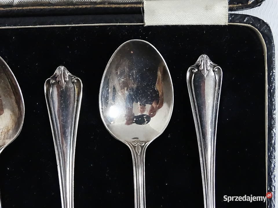 Srebrne Łyżeczki 925 Birmingham 1931r Komplet w Kolekcje