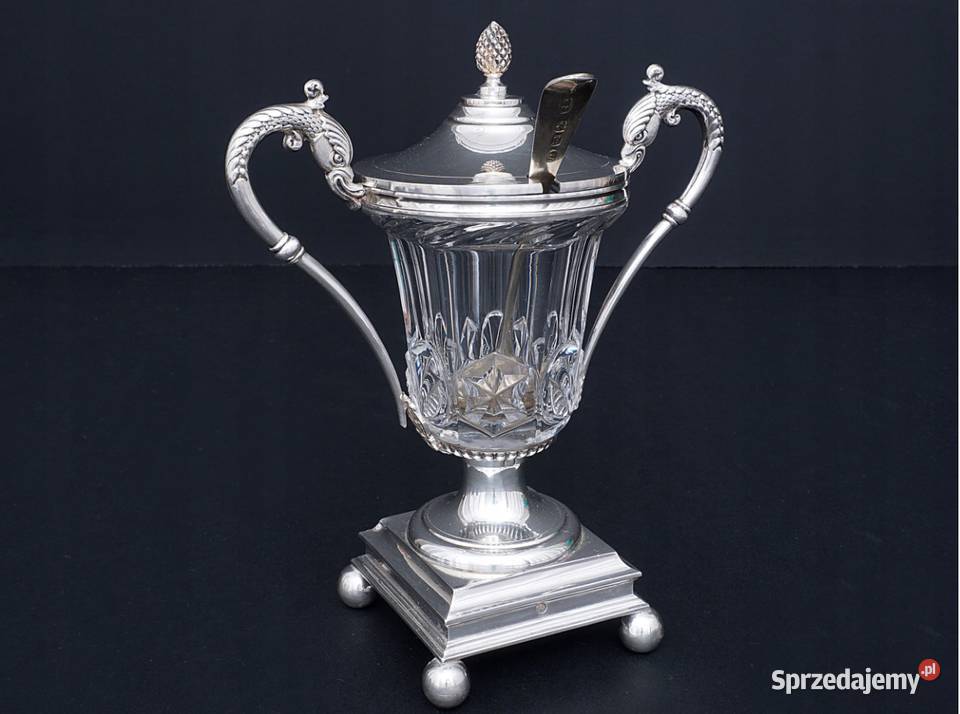 Francja 1819 1838 SREBRNA MUSZTARDNICA z Zgorzelec