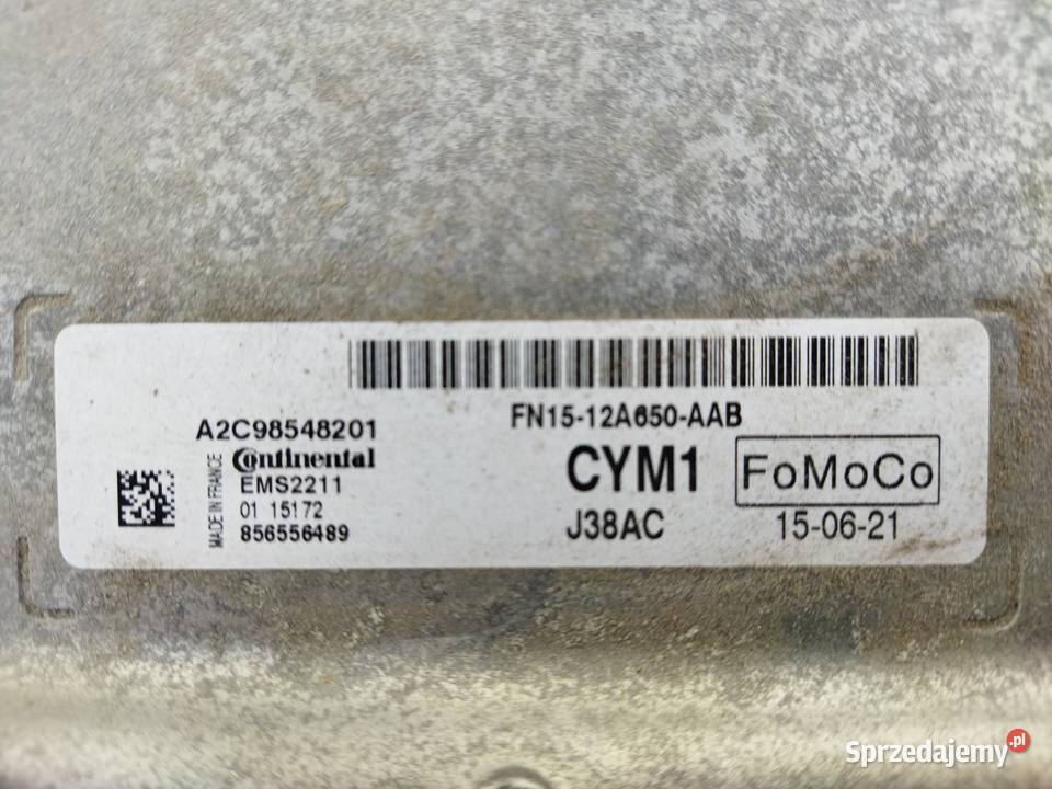 Ford Ecosport Sterownik A2C98548201 Ostrów Wielkopolski