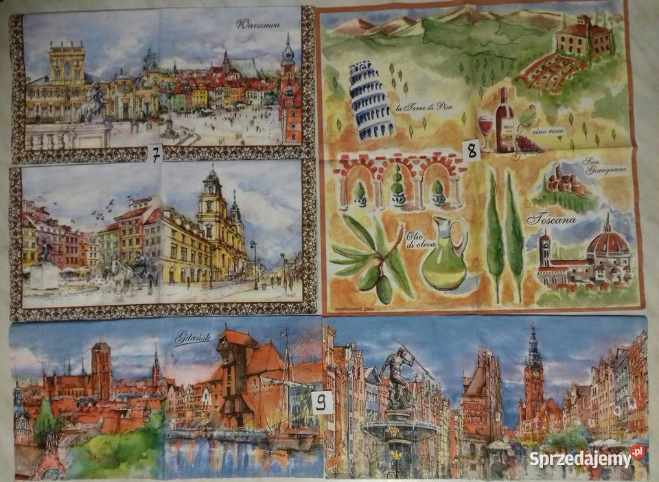 Serwetki decoupage różna tematyka NOWE WZORY Laskowiec sprzedam