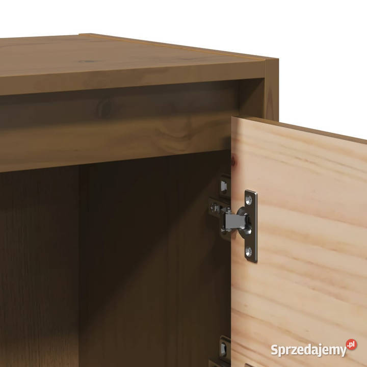 Szafki nocne 2 miodowy brąz 40x305x40 sosnowe Warszawa