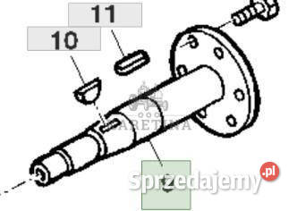 John Deere 9780CTS 9780HM 9780 CTS Wał H164717 Jastrzębniki