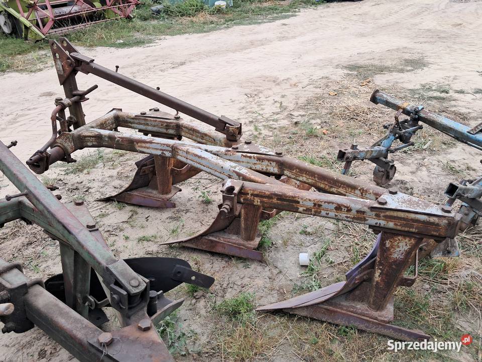 Pług 3 skibowy unia Grudziądz zagonowy nieuszkodzony