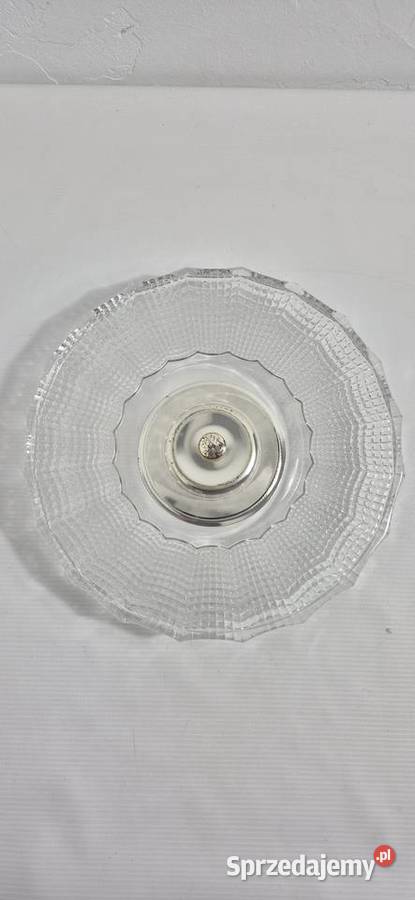 Stylowa Patera Szklana Vintage PRL 30 Patery Biłgoraj