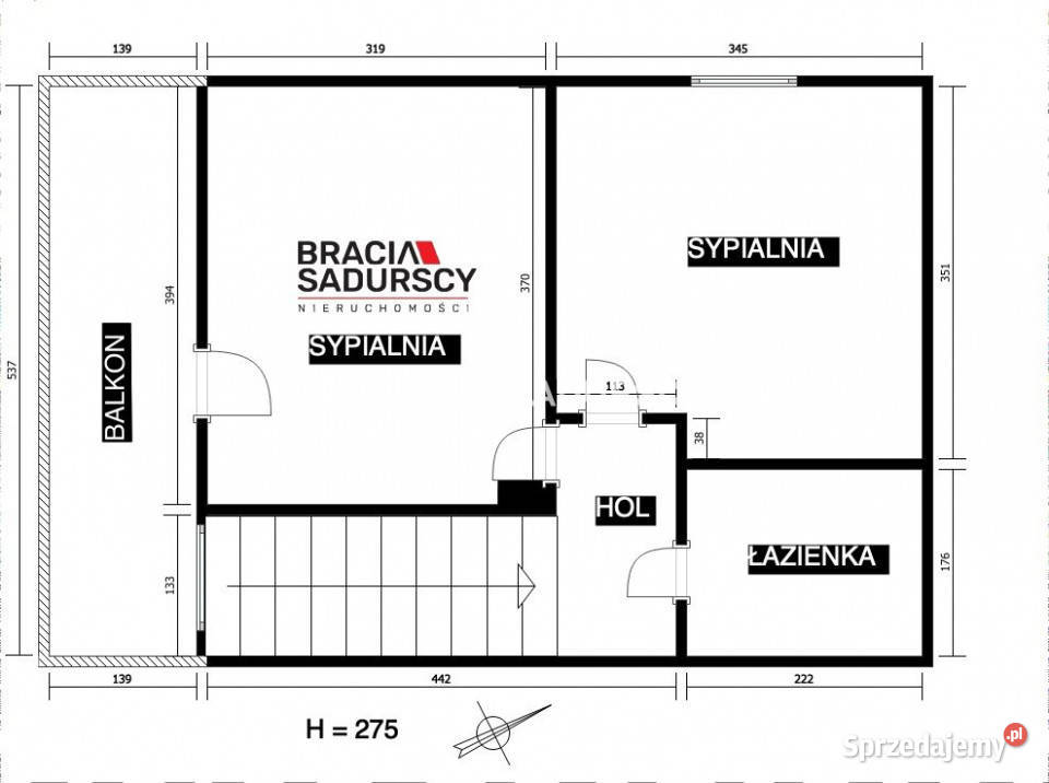 Mieszkanie Kraków Smoleńskiego 6684m2 3 pokoje