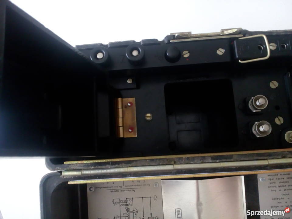 Oryginalny wojskowy telefon polowy RWT