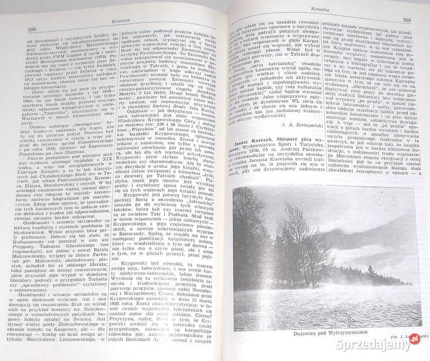 G Wierchy 1978 rocznik 47 geografia, geologia, turystyka Warszawa