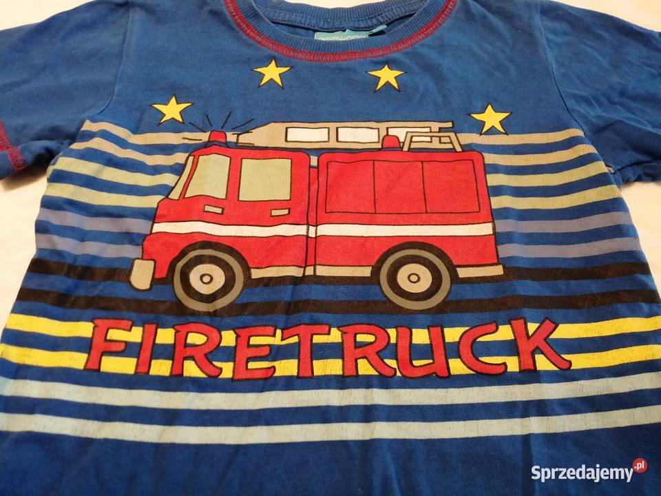 Koszulka krótki rękaw wóz strażacki 116 Garwood Czeladź