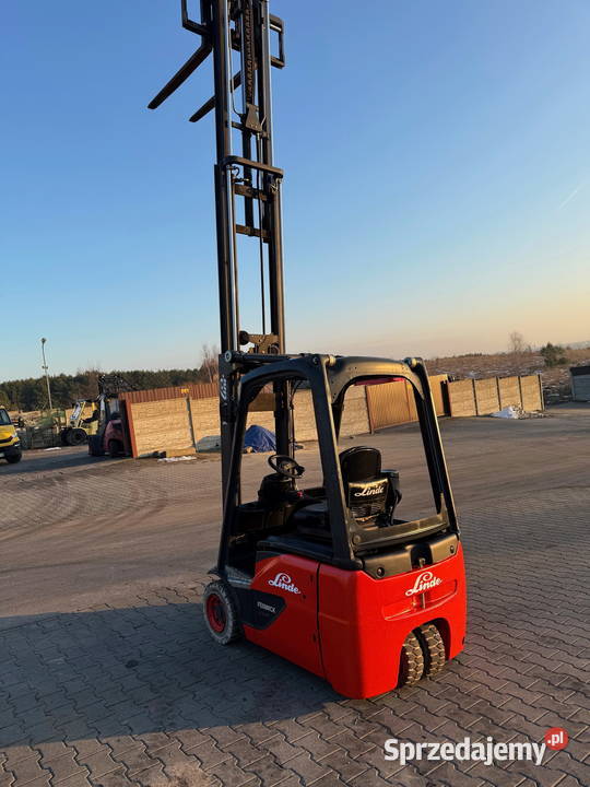 wózek widłowy elektryczny LINDE E14 Triplex 460m Wózki widłowe Działoszyn