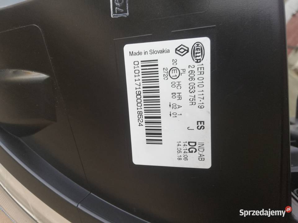 Renault Master III Reflektor lampa lewy przód mazowieckie Warszawa