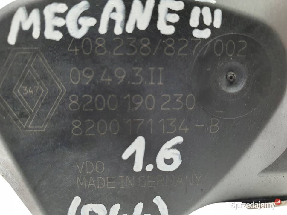 PRZEPUSTNICA Renault Clio Megane III 16 16V Chełm
