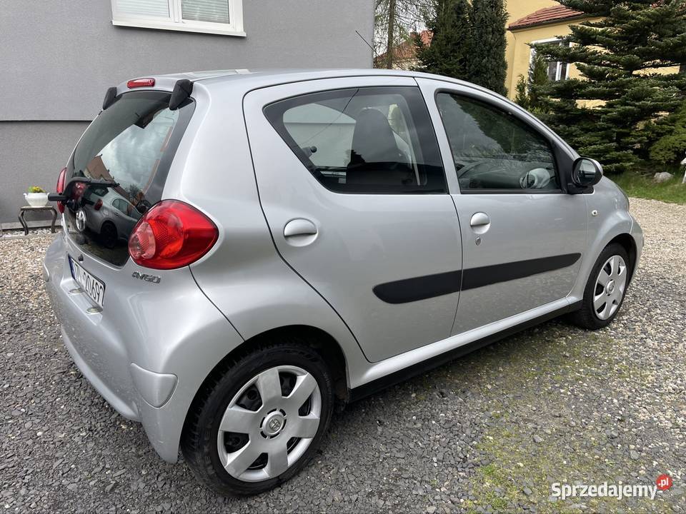 Toyota Aygo 5drzwi Zarejestrowana klima elektryczne lusterka Jelenia Góra