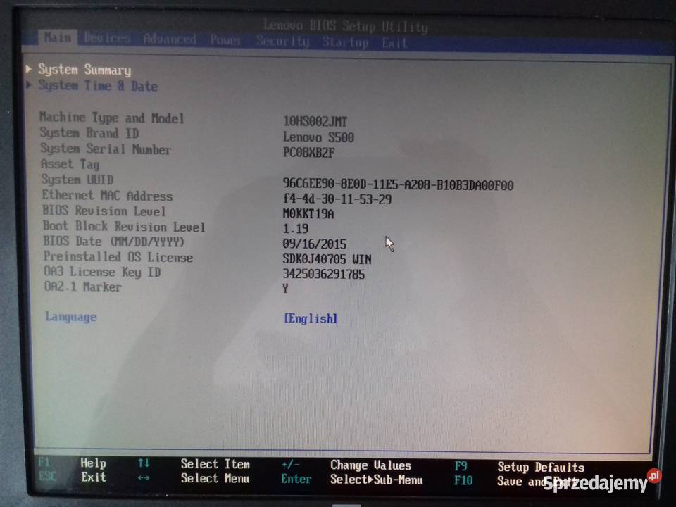 SFF lenovo S500 i34170 37GHz DDR3 8GB Bydgoszcz