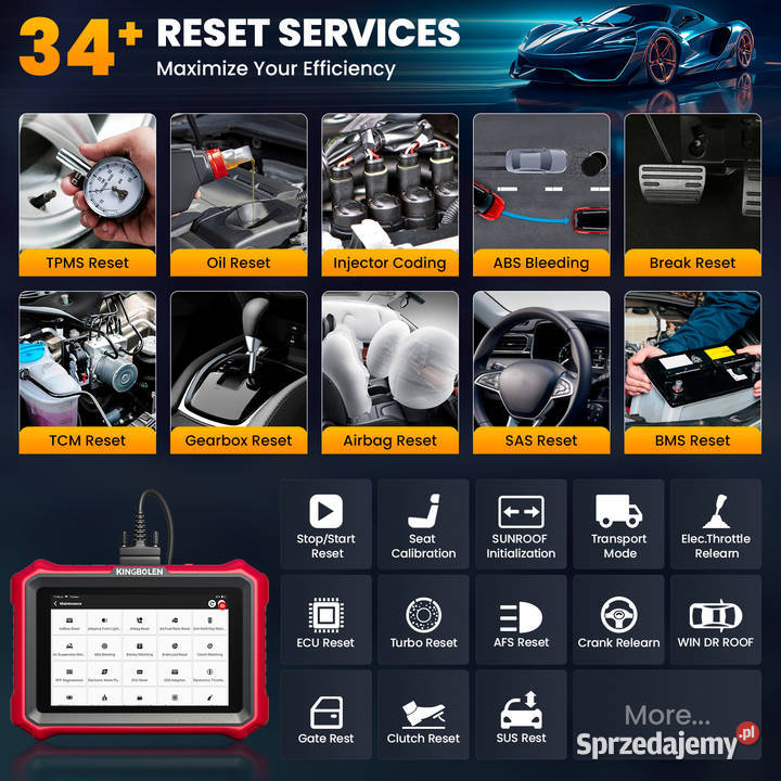 Tester diagnostyczny KINGBOLEN K8 PRO Dożywotnia Wrocław