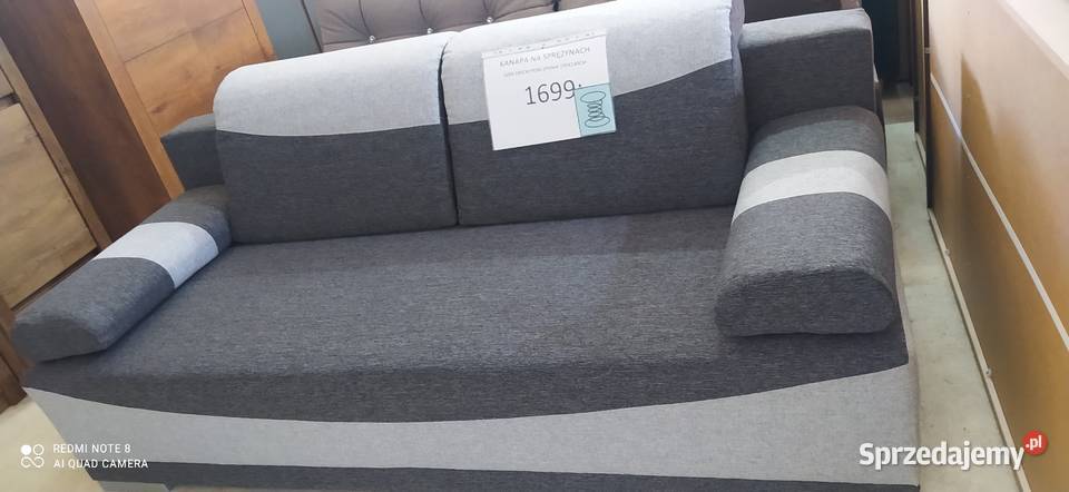 KANAPA NA SPRĘŻYNACH Z FUNKCJĄ SPANIA Toruń