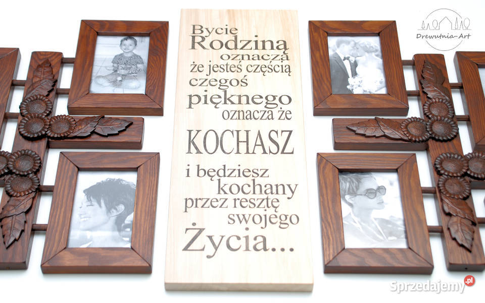 Galeria Multirama drewno Ramka na zdjęcia 10x15 Łódź sprzedam