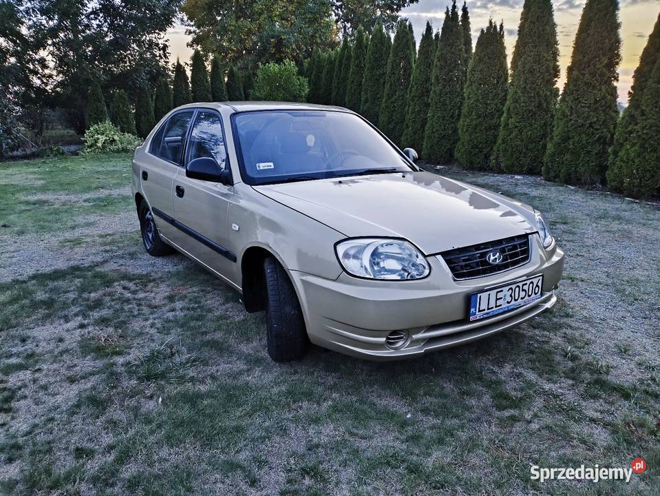  Hyundai Accent II Hatchback 15 2004r wspomaganie kierownicy Michałów
