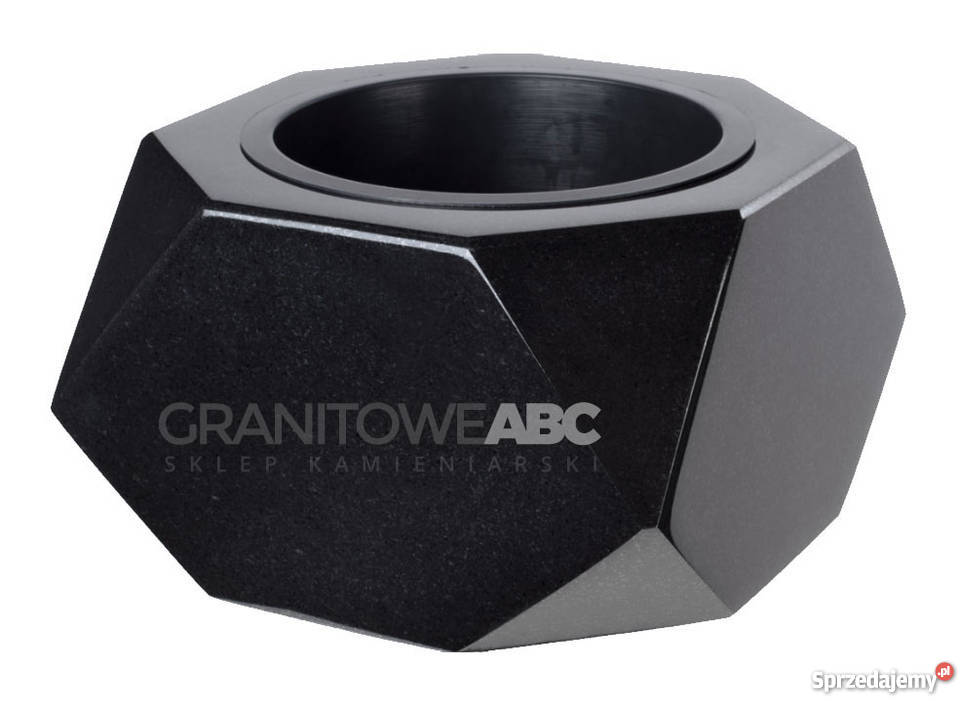 Wyroby granitowe galanteria kamienna wazony misy Piława Górna