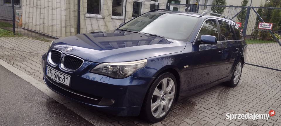 bmw e61 2.0 d,163km,kremowy środek,okazja