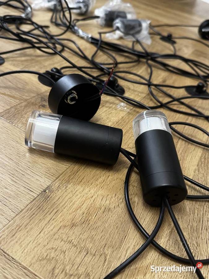 Lampa sufitowa pająk liniowa 9 punktów czarna Tarnów