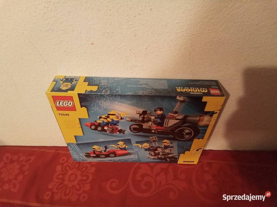 Lego minions 75549 niepowstrzymany motocykl mazowieckie