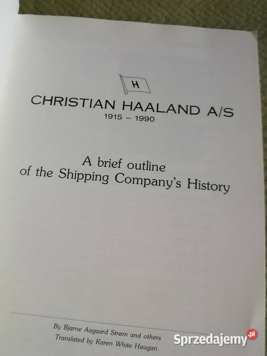 Książka angielsku Statki Marynistyka CHRISTIAN Szczecin