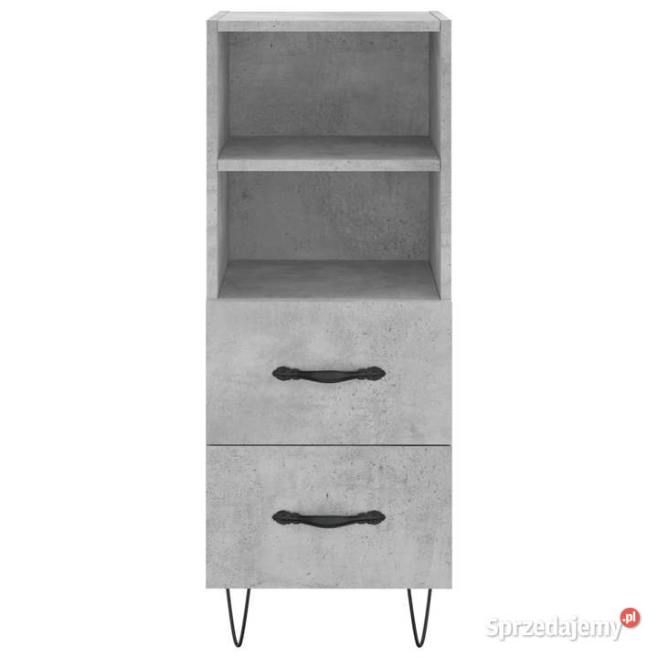 Szafka szarość betonu 345x34x90 materiał Warszawa