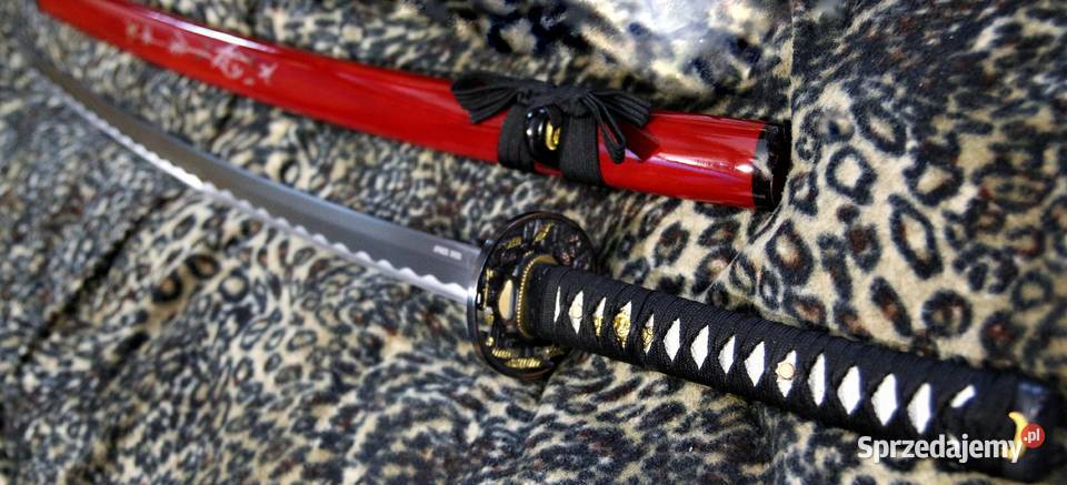 Miecz Samurajski Katana ostra pokrowiec Militaria