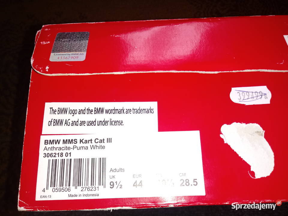 Buty Puma BMW Kart Cat lll łódzkie Radostów Pierwszy sprzedam