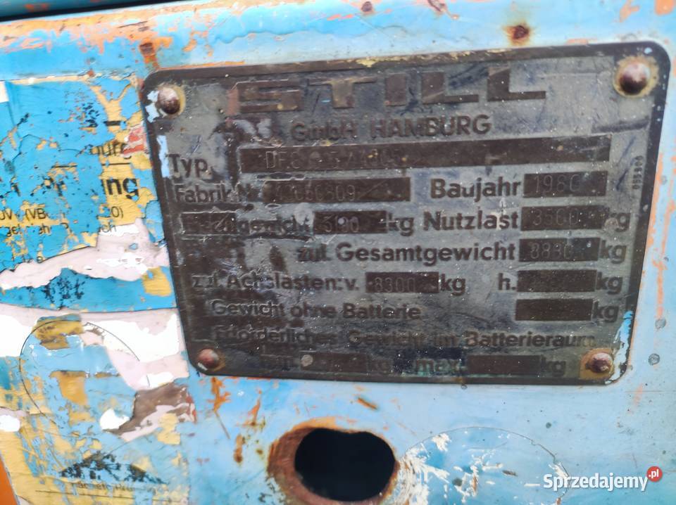 Wózek widłowy Still R43 Diesel deutz Złoczew