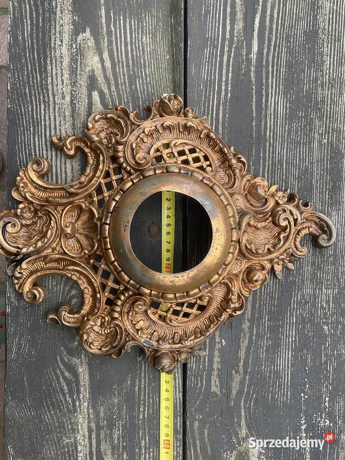 Obudowa zegara lustra kinkietu mosiężna duża