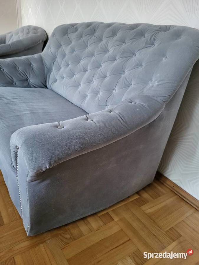 Sofa kanapa dwuosobowe KLER szara tapicerowana lubelskie Lublin