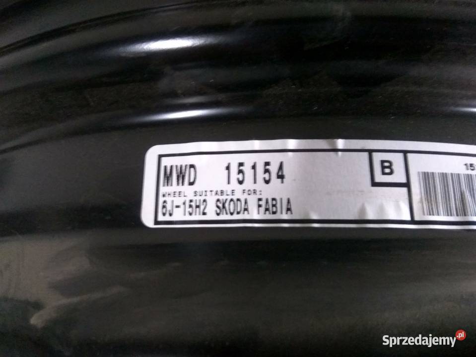 Felga stalowa Skoda Fabia Kielce