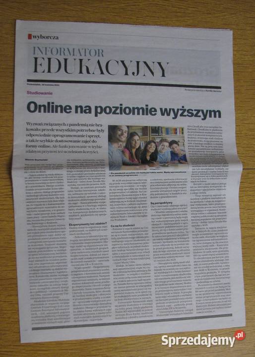 Informator edukacyjny Gazeta Wyborcza Parczew sprzedam
