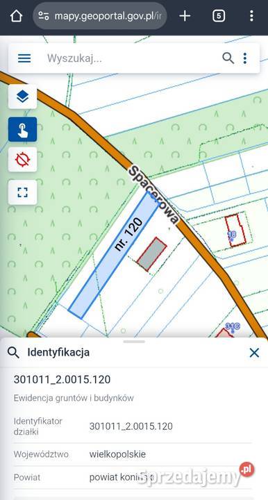 Sprzedam działkę Sprzedaż wielkopolskie Konin sprzedam