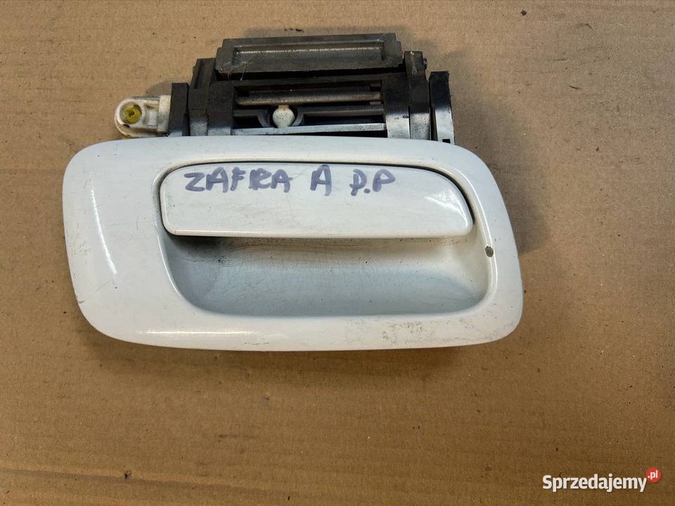Klamka drzwi prawy przód Opel zafira A białe osobowe Bydgoszcz