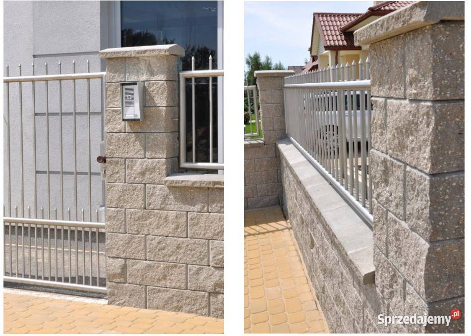 Daszek Dwuspadowy Betonowy Duży 23x46x7 Łupany Wielogóra