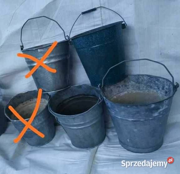 Wanna balia wiadro metalowa ocynkowana DUŻA Warszawa