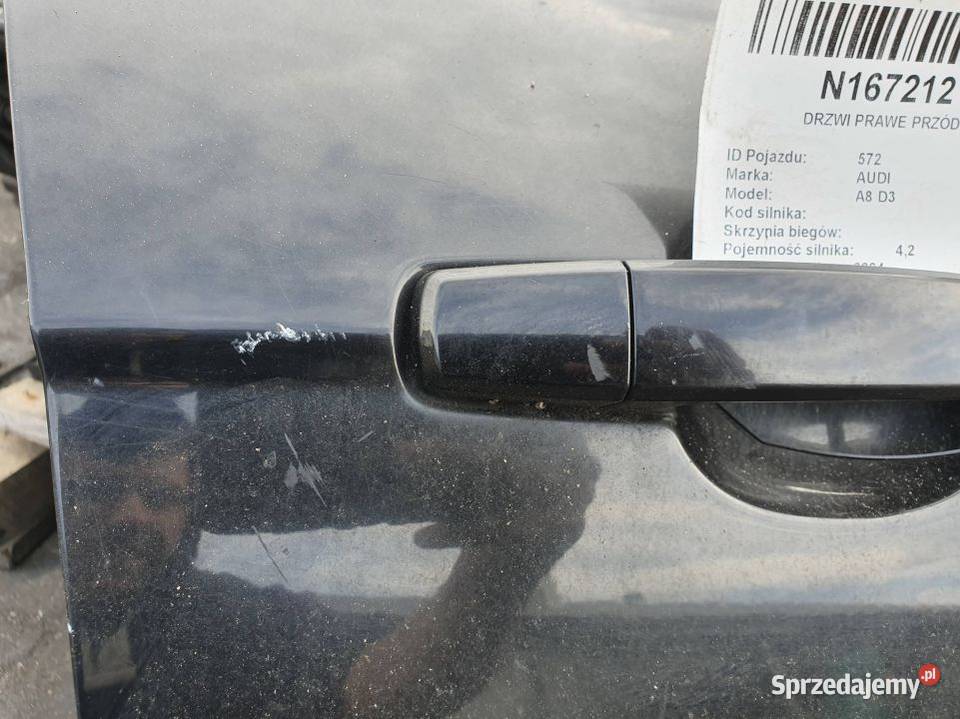 DRZWI PRAWE PRZÓD AUDI A8 D3 Lipno
