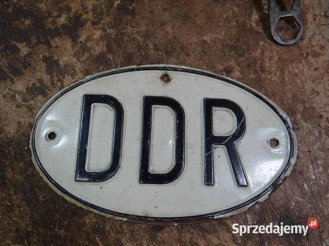 DDR ka tabliczka Trabant Wartburg IFA Barkas org Żary