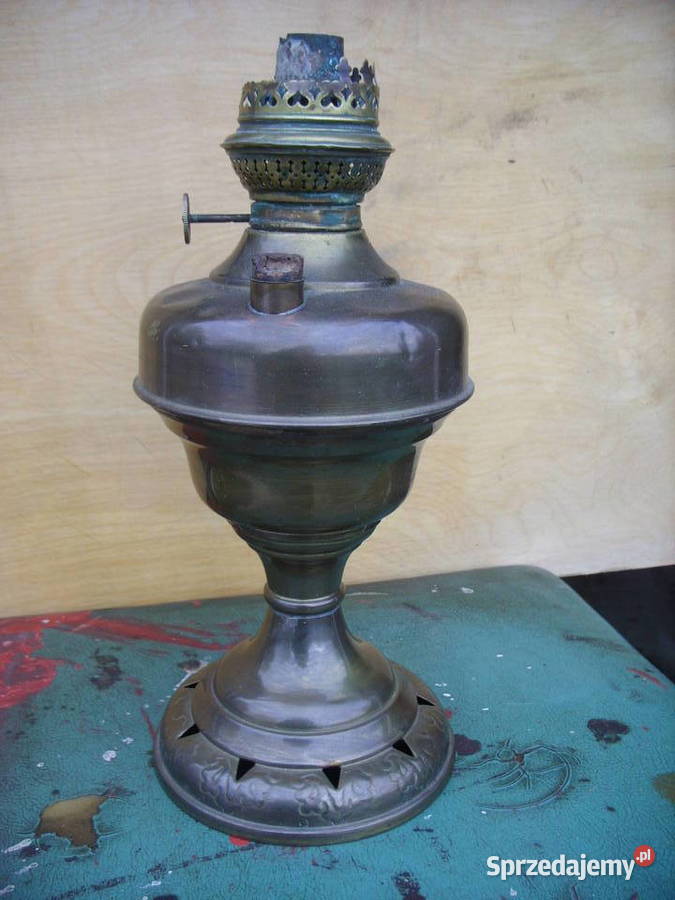Stara mosizna lampa naftowaKOSMOS Wołów