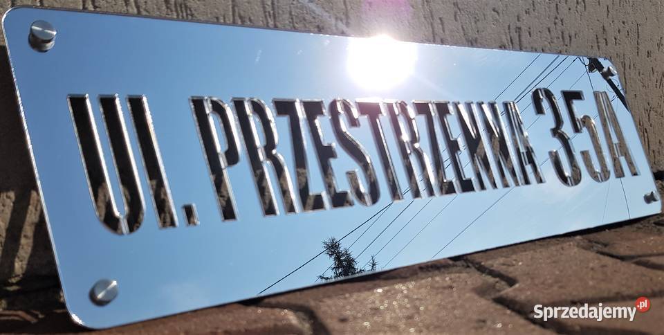 Tabliczka adresowa glamour personalizowana śląskie