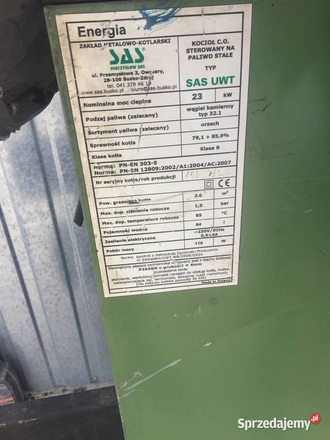 Piec SAS 23 Kw Radom sprzedam